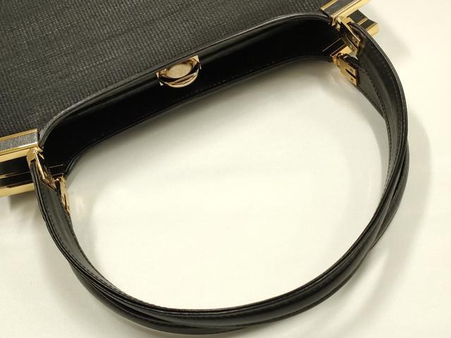 平和屋着物●和装小物 和装バッグ MICHELE MARTUCCI ハンドバッグ ホースヘア 逸品 AABJ7329ay