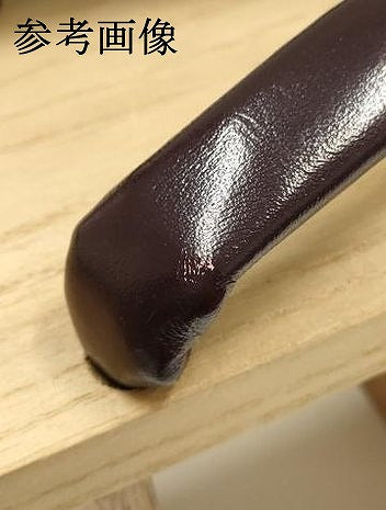 平和屋本店●男性 和装小物 高下駄四寸 足駄 桐下駄 板前 花緒:本革 逸品 未使用 AABJ7346ay