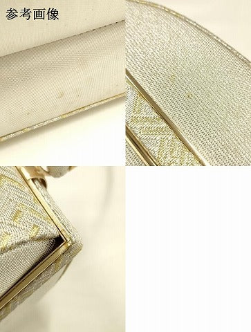 平和屋着物●和装小物 和装バッグ ハンドバッグ 金銀糸 逸品 AABJ7380ay