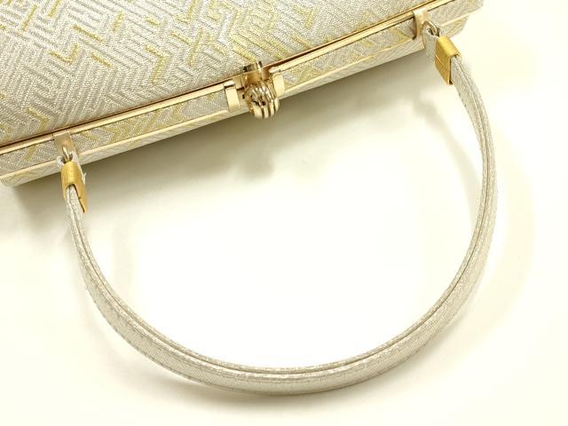 平和屋着物●和装小物 和装バッグ ハンドバッグ 金銀糸 逸品 AABJ7380ay
