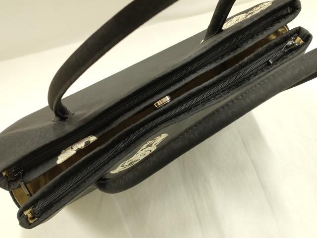 平和屋着物●和装小物 和装バッグ 伊と忠 ハンドバッグ トートバッグ 花丸文 金彩 帯地使用 逸品 AABJ7387ay