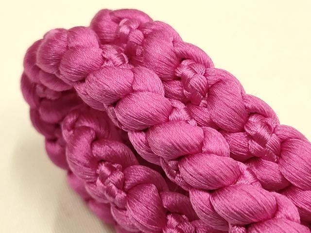 平和屋着物●和装小物 帯締め・帯揚げセット 丸組 柄絞り 花柄 逸品 未使用 AABJ7398ay