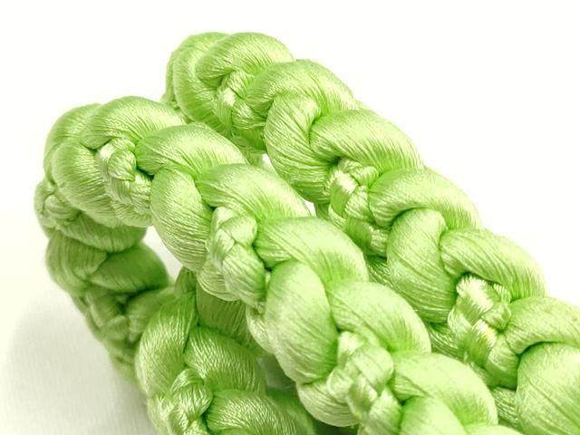 平和屋着物●和装小物 帯締め・帯揚げセット 丸組 中抜き絞り 逸品 未使用 AABJ7400ay