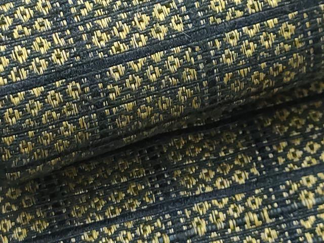 平和屋着物●男性 本場筑前博多織 角帯 格子 正絹 逸品 AABJ7426sx