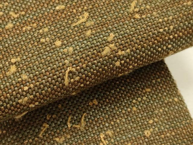 平和屋着物●男性 角帯 ひげ紬 霞文 正絹 逸品 AABJ7461sx