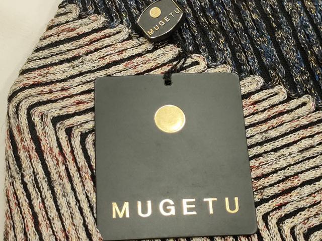 平和屋着物●染織デザイナー 堀口無月 MUGETSU チュール織 全通柄袋帯 チュール織 間道 金糸 上代38万 正絹 逸品 AABJ7486sx
