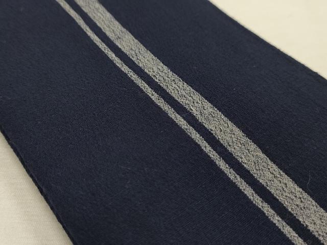 平和屋着物●男性 笠仙 角帯 間道 綿 逸品 AABJ7562sx