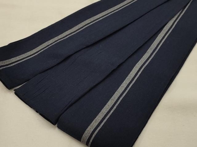 平和屋着物●男性 笠仙 角帯 間道 綿 逸品 AABJ7562sx