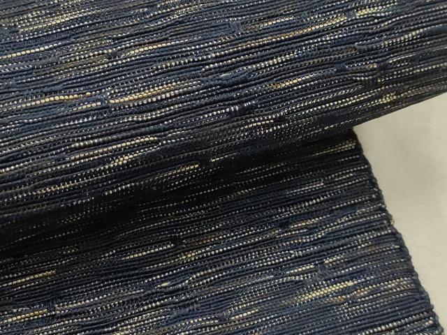 平和屋着物●男性 本場筑前博多織 両面 角帯 霞文 正絹 逸品 AABJ7572sx