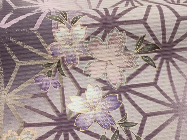 平和屋着物●両面六通柄袋帯 作家物 舞桜文 金彩 正絹 逸品 AABJ7581sx