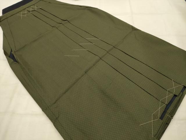 平和屋着物●男性 行灯袴 亀甲文 正絹 逸品 AABJ7662sx