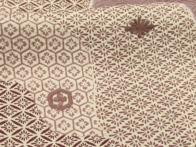 平和屋着物■訪問着 絞り 刺繍 道長吉祥花文 正絹 逸品 AABJ7666sx