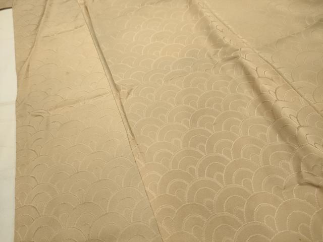 平和屋着物■上質な小紋 青海波 暈し染め 正絹 逸品 AABJ7680sx