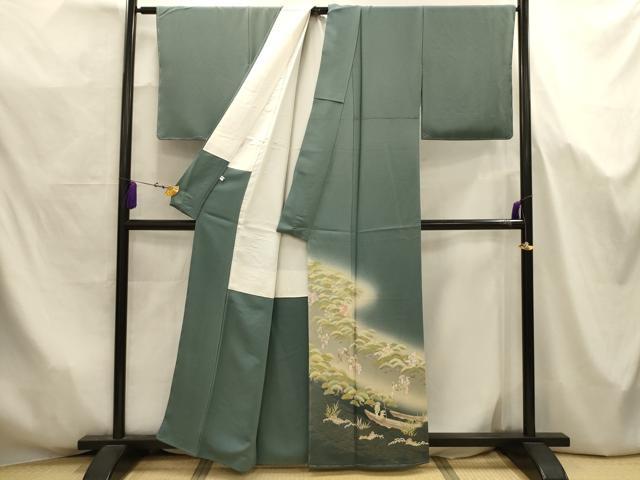 平和屋着物■豪華色留袖 作家物 浜松文 暈し染め 正絹 逸品 AABJ7688sx