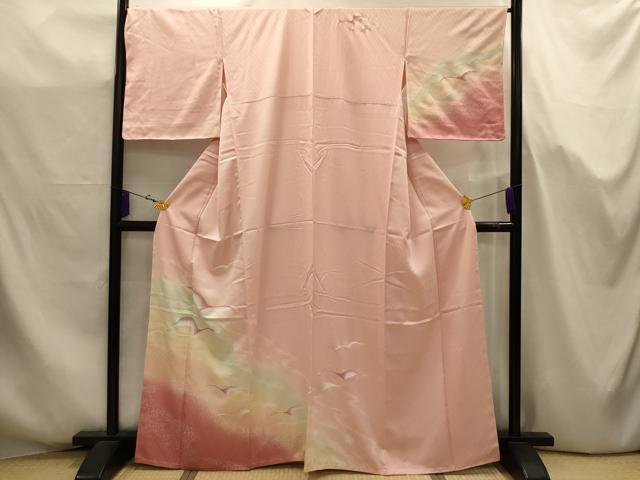 平和屋着物■訪問着 飛鳥文 暈し染め 金彩 正絹 逸品 AABJ7718sx
