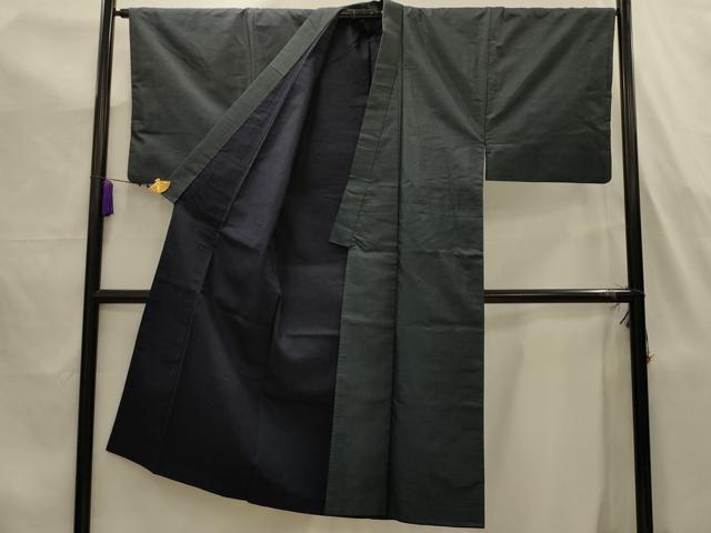 平和屋着物■男性 本場大島紬 アンサンブル 亀甲絣 正絹 逸品 AABJ7728sx