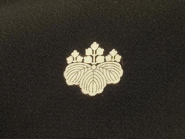 平和屋着物■豪華黒留袖 飛鶴文 金銀彩 正絹 逸品 AABJ7744sx
