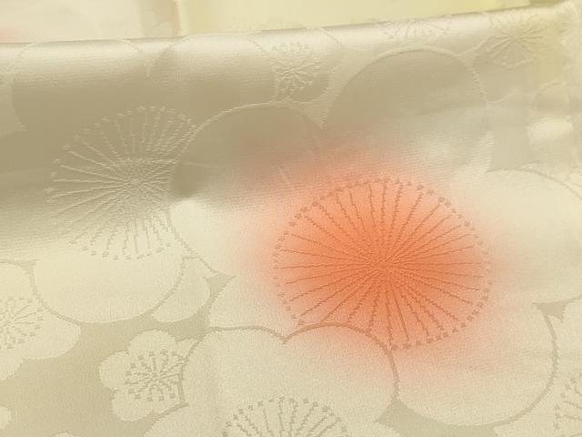 平和屋着物■長襦袢 袷 舞花文 暈し染め 半衿刺繍 正絹 逸品 AABJ7753sx