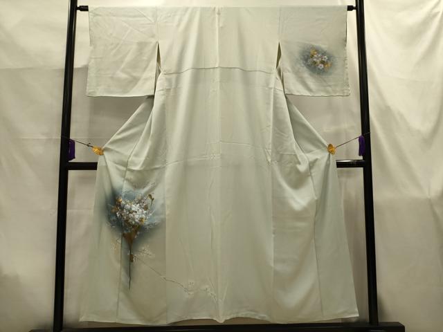 平和屋着物■訪問着 花束文 暈し染め 金彩 三越扱い 正絹 逸品 AABJ7783sx