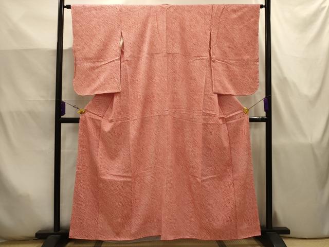 平和屋着物■大変加工の良い総絞り小紋 正絹 逸品 AABJ7787sx