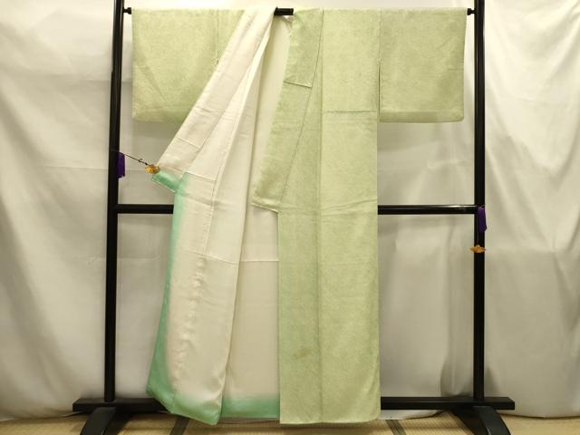 平和屋着物■大変加工の良い総絞り小紋 花菱文 正絹 逸品 AABJ7788sx