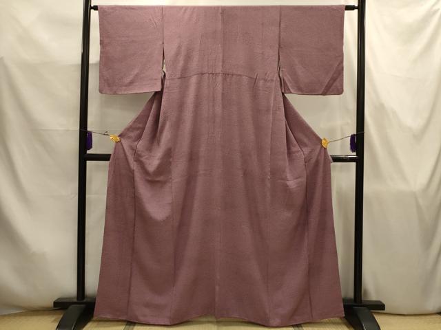 平和屋着物■江戸小紋 草花文 正絹 逸品 AABJ7814sx