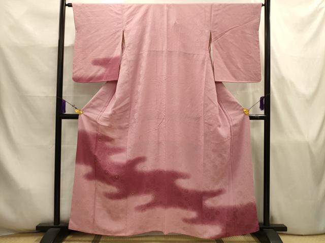 平和屋着物■訪問着 駒刺繍 霞光琳菊 暈し染め 金彩 正絹 逸品 AABJ7819sx