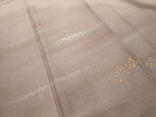平和屋着物■訪問着 作家物 霞文 暈し染め 金銀彩 正絹 逸品 AABJ7839sx