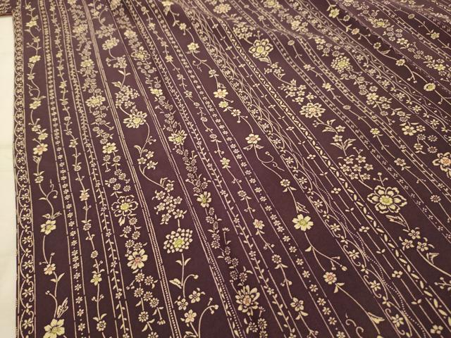 平和屋着物■上質な小紋 花間道 正絹 逸品 AABJ7864sx