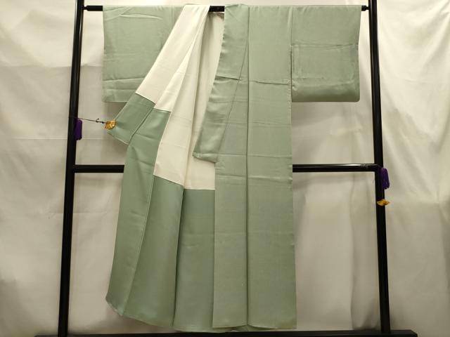 平和屋着物■上質な小紋 絣文様 正絹 逸品 AABJ7880sx