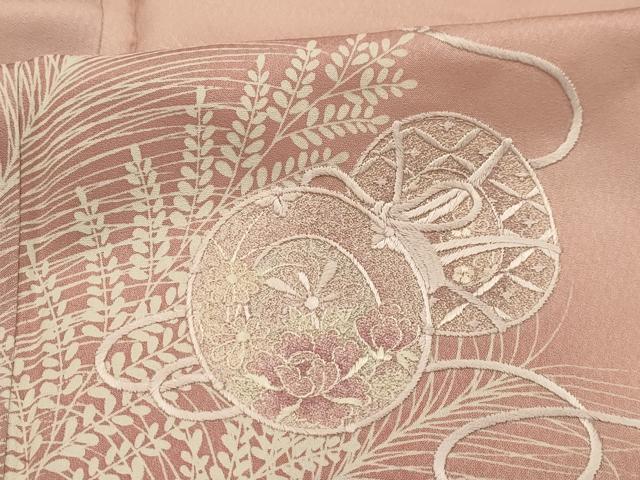 平和屋着物■訪問着 刺繍 花鼓文 暈し染め やまと誂製 正絹 逸品 AABJ7884sx