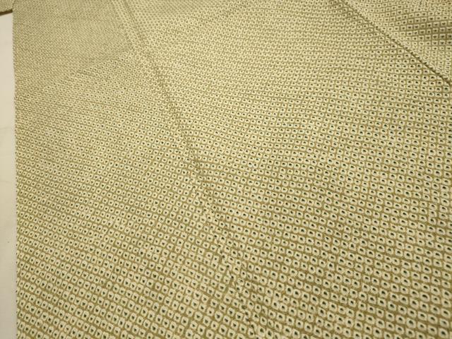 平和屋着物■大変加工の良い総絞り小紋 正絹 逸品 AABJ7889sx