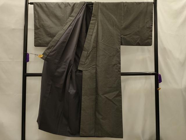 平和屋着物■男性 本場村山大島紬 アンサンブル 亀甲絣文様 証紙付き 正絹 逸品 AABJ7894sx