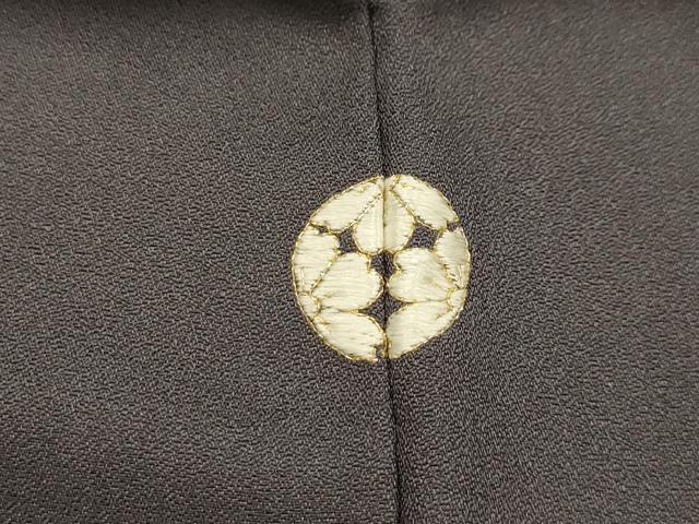 平和屋着物■訪問着 刺繍 立波飛鶴文 金糸 金彩 正絹 逸品 AABJ7896sx