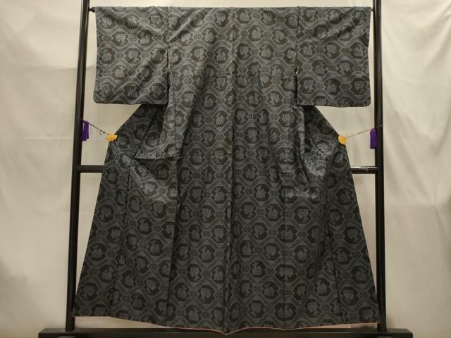 平和屋着物■本場大島紬 7マルキ 有栖川文様 正絹 逸品 AABJ7904sx