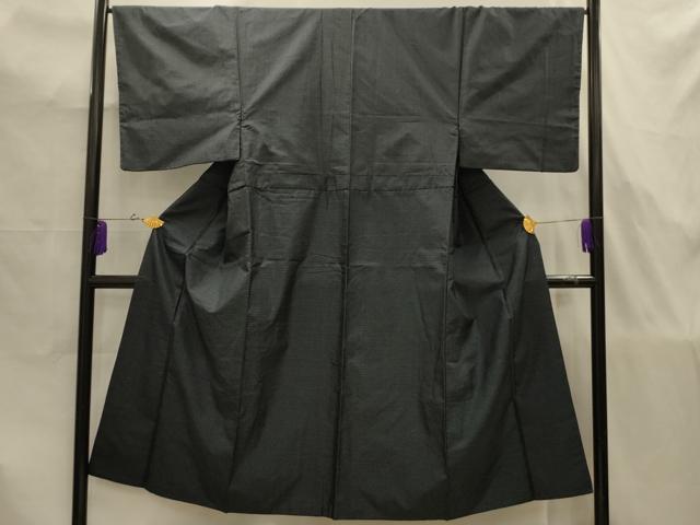 平和屋着物■男性 紬 格子 正絹 逸品 AABJ7917sx