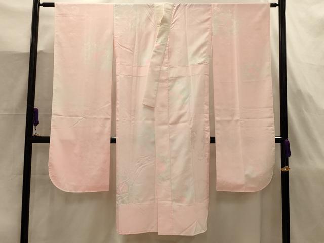 平和屋着物■振袖用長襦袢 無双仕立て 花車文 暈し染め 洗える着物 AABJ7920sx