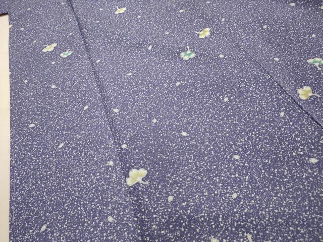 平和屋着物■小紋 舞花文 洗える着物 AABJ7922sx
