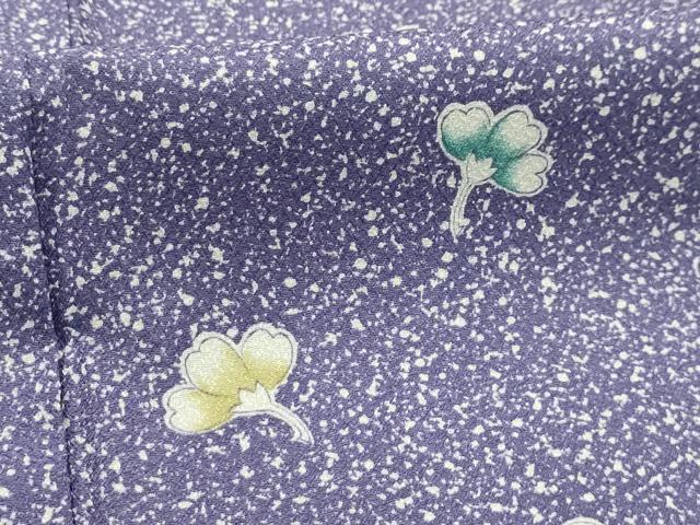 平和屋着物■小紋 舞花文 洗える着物 AABJ7922sx