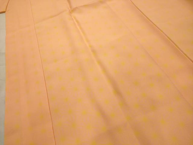 平和屋着物■長襦袢 袷 麻の葉文様 洗える着物 半衿刺繍 AABJ7923sx