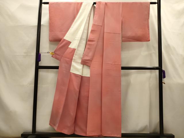 平和屋着物■染色作家 斉藤三才 小紋 霞文 暈し染め 正絹 逸品 AABJ7932sx