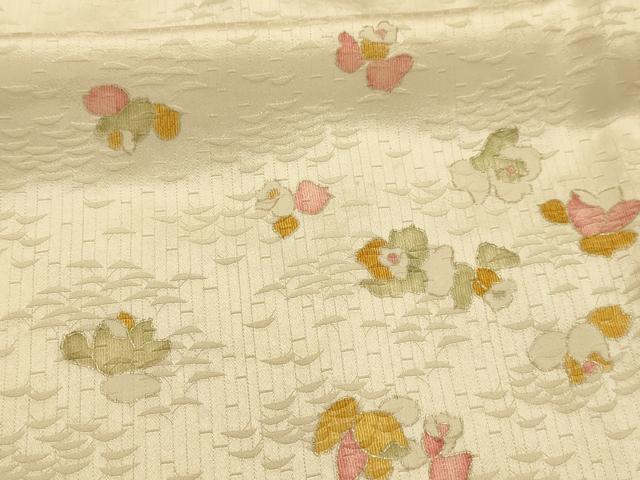 平和屋着物■上質な小紋 舞花文 金彩 正絹 逸品 AABJ7947sx