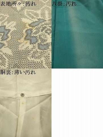 平和屋着物■本場大島紬 草花文 正絹 逸品 AABJ7973sx