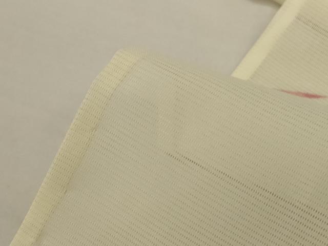 平和屋着物*夏物 小紋 絽 地紙花文 洗える着物 AABJ8009jd