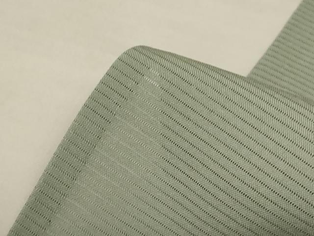 平和屋着物*夏物 色無地 絽 柳鼠色 正絹 逸品 AABJ8017jd