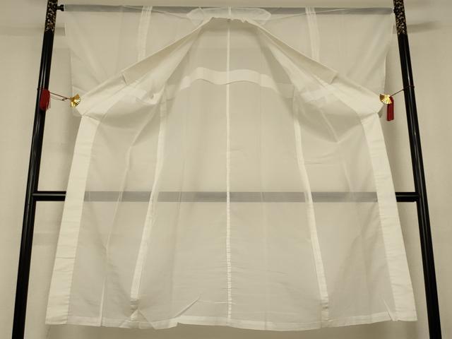 平和屋着物*夏物 長襦袢 絽 白色 洗える着物 AABJ8019jd