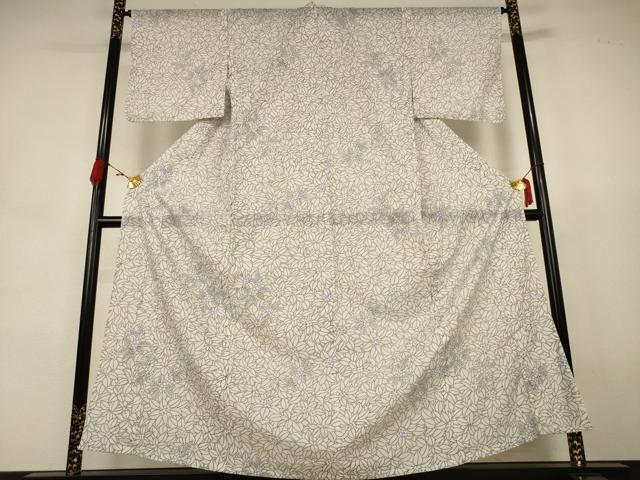 平和屋着物*夏物 小紋 絽 花尽くし 洗える着物 AABJ8041jd