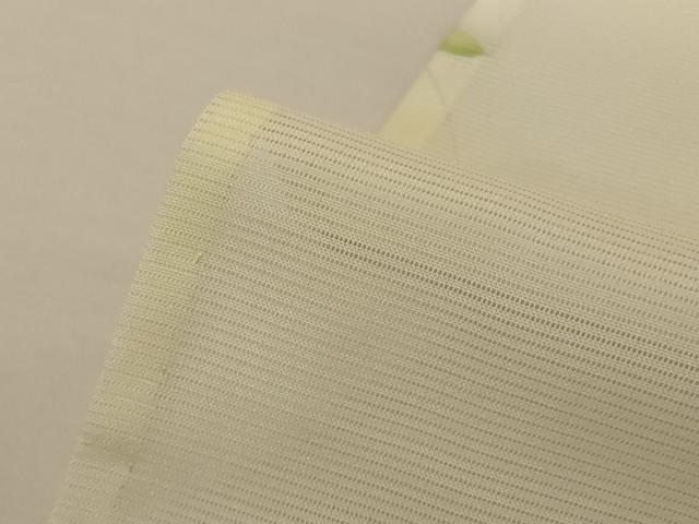 平和屋着物*夏物 小紋 絽 枝葉文 暈し染め 洗える着物 AABJ8055jd