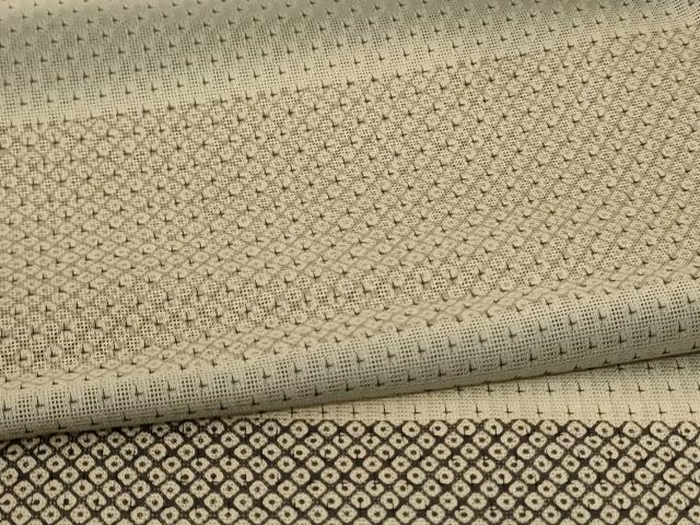 平和屋着物*夏物 訪問着 紗 鹿の子横段文 仮絵羽 正絹 逸品 未使用 AABJ8059jd