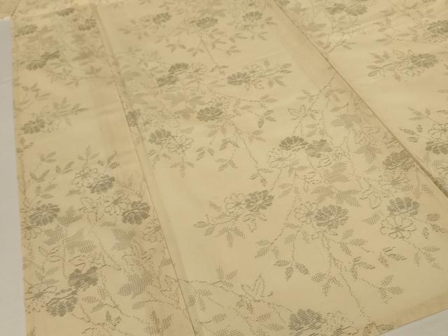 平和屋着物*夏物 本場大島紬 夏大島 草花文 正絹 逸品 AABJ8064jd